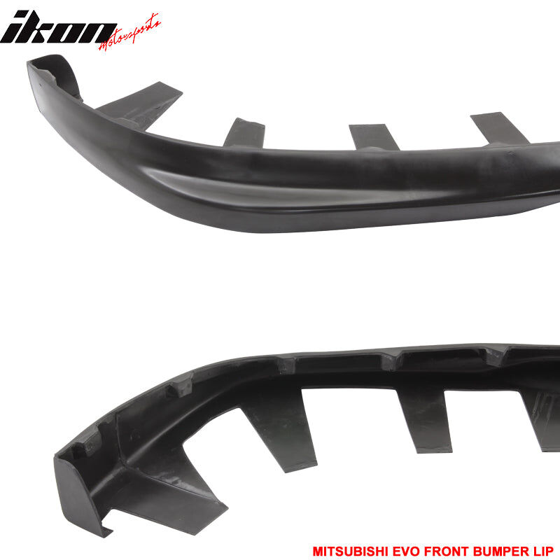 2003-2005 Mitsubishi Lancer EVO-Style Polypropylene Front Bumper Lip