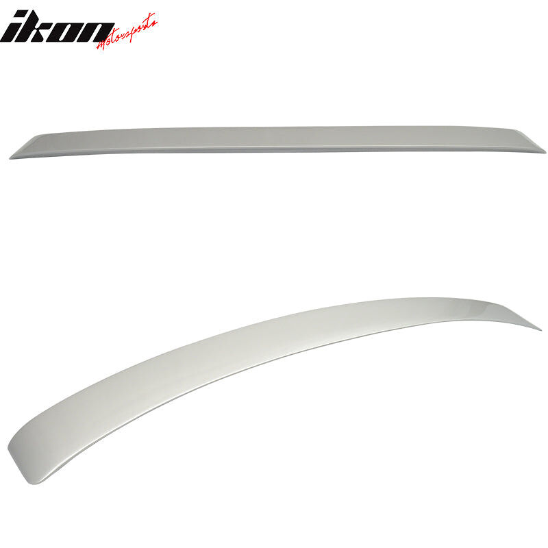 2007-2013 Mercedes Benz S-Class W221 ABS-Plastic Rear Spoiler Wing + Roof Spoiler Pre-Painted #775 Iridium Silver Metallic