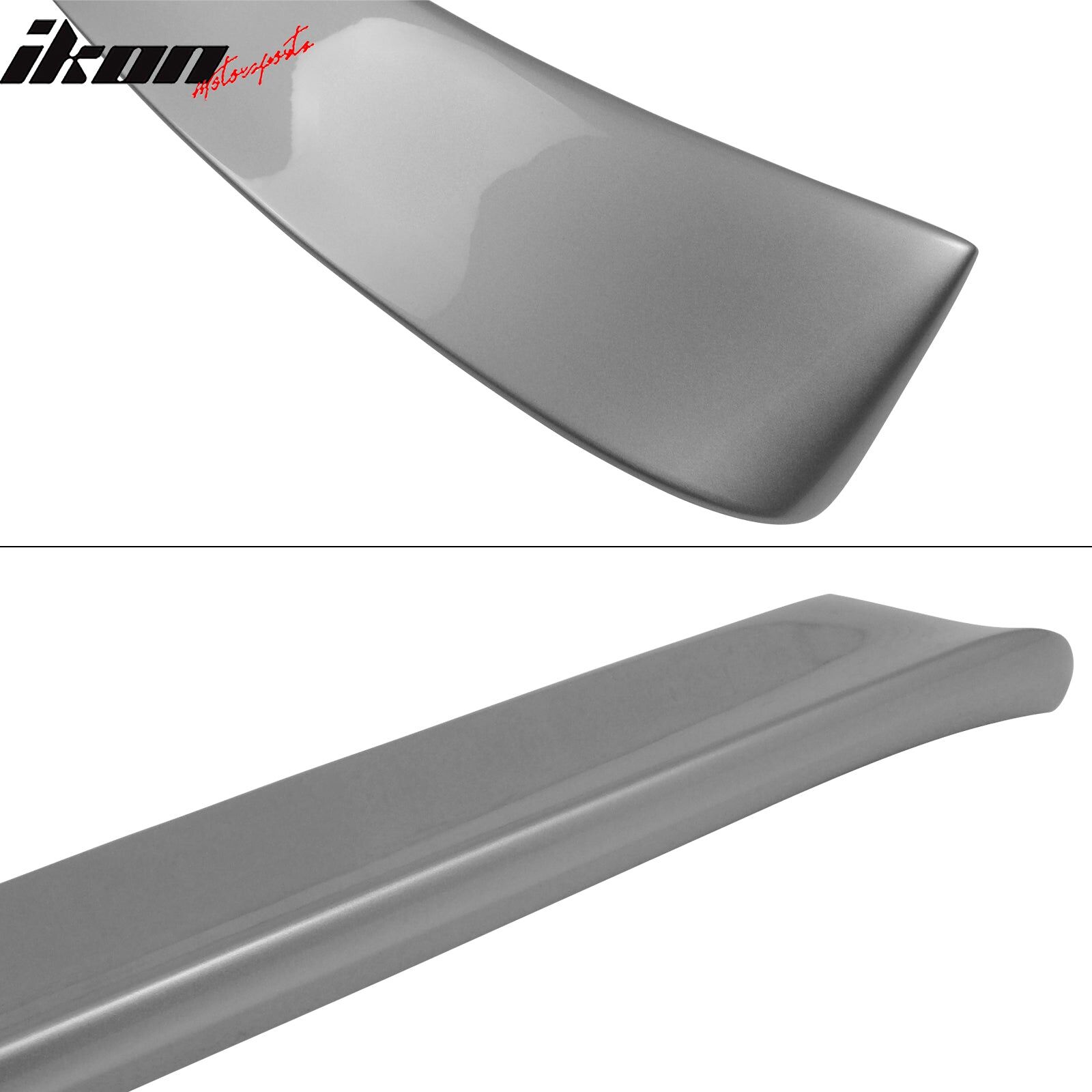 2003-2005 Mercedes Benz E-Class W211 ABS-Plastic Rear Spoiler Wing + Roof Spoiler Pre-Painted #775 Iridium Silver Metallic