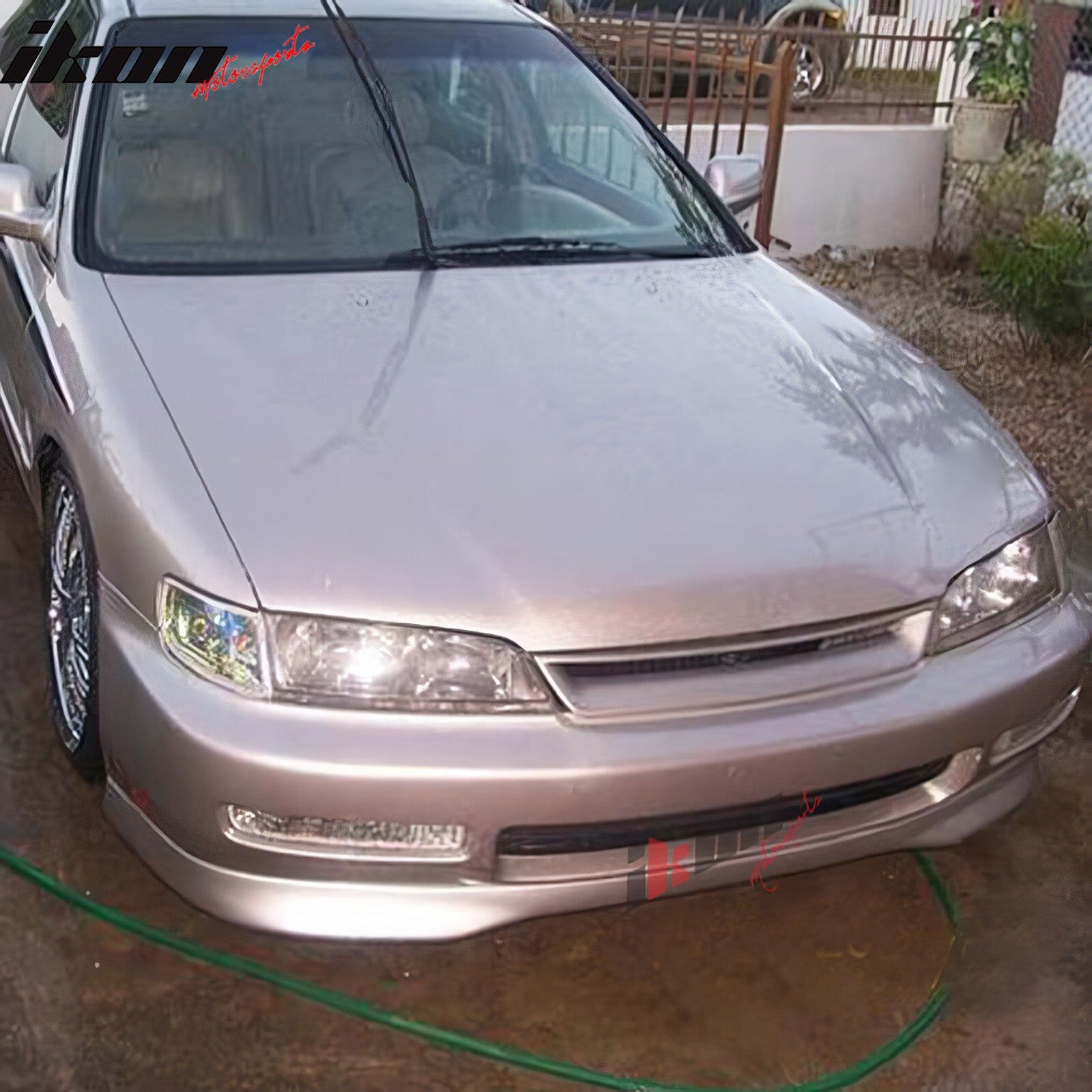 1996-1997 Honda Accord TR-Style Polypropylene Front Bumper Lip + Window Visor