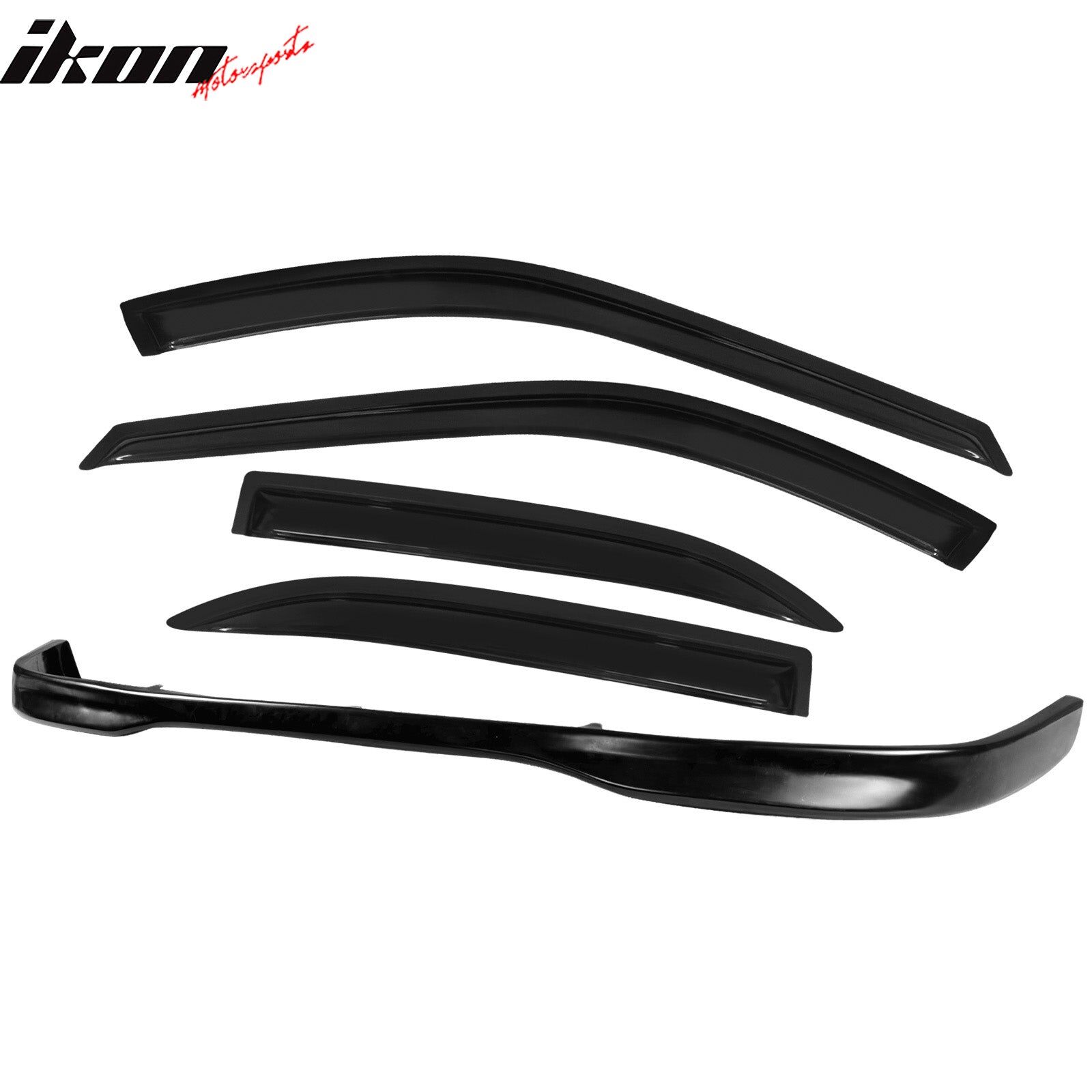 1996-1997 Honda Accord TR-Style Polypropylene Front Bumper Lip + Window Visor
