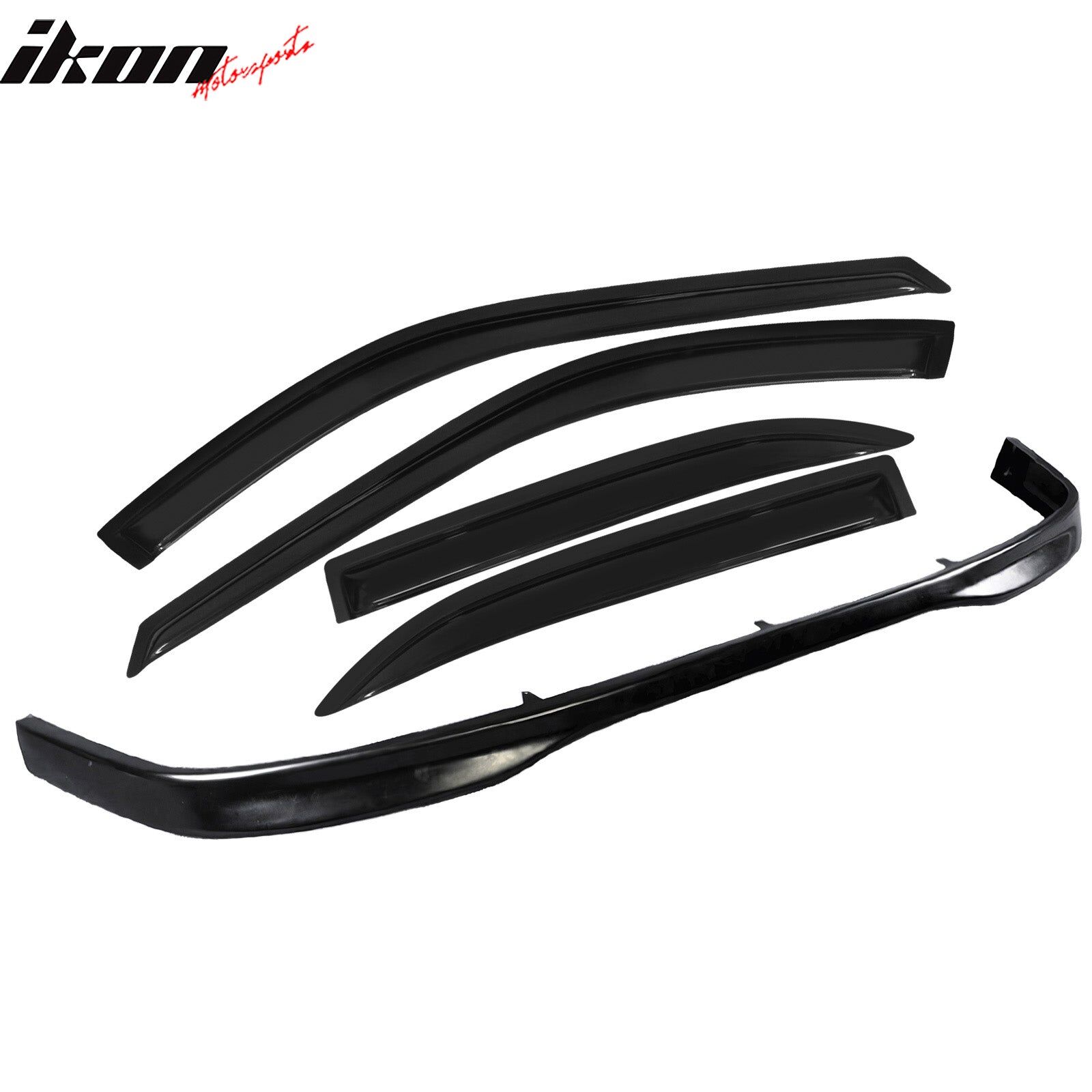 1996-1997 Honda Accord TR-Style Polypropylene Front Bumper Lip + Window Visor