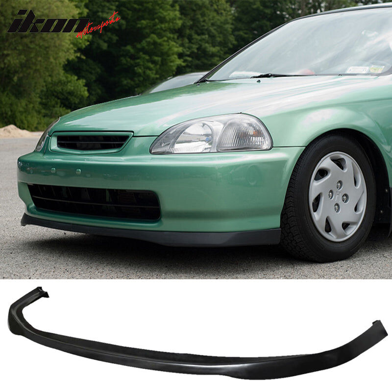 1996-1998 Honda Civic 2DR SIR-Style Polyurethane Front Lip + Rear Lip