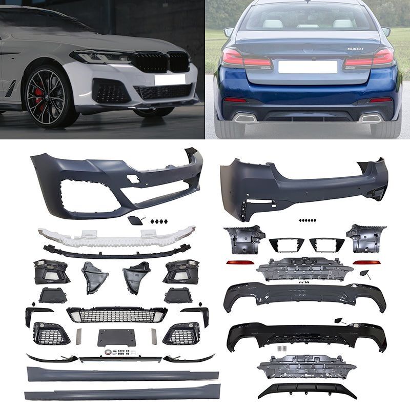 2021-2023 BMW 5-Series G30 M550/M-Tech/M Performance Type 1-Style Polypropylene Body Kit - CB-A012791