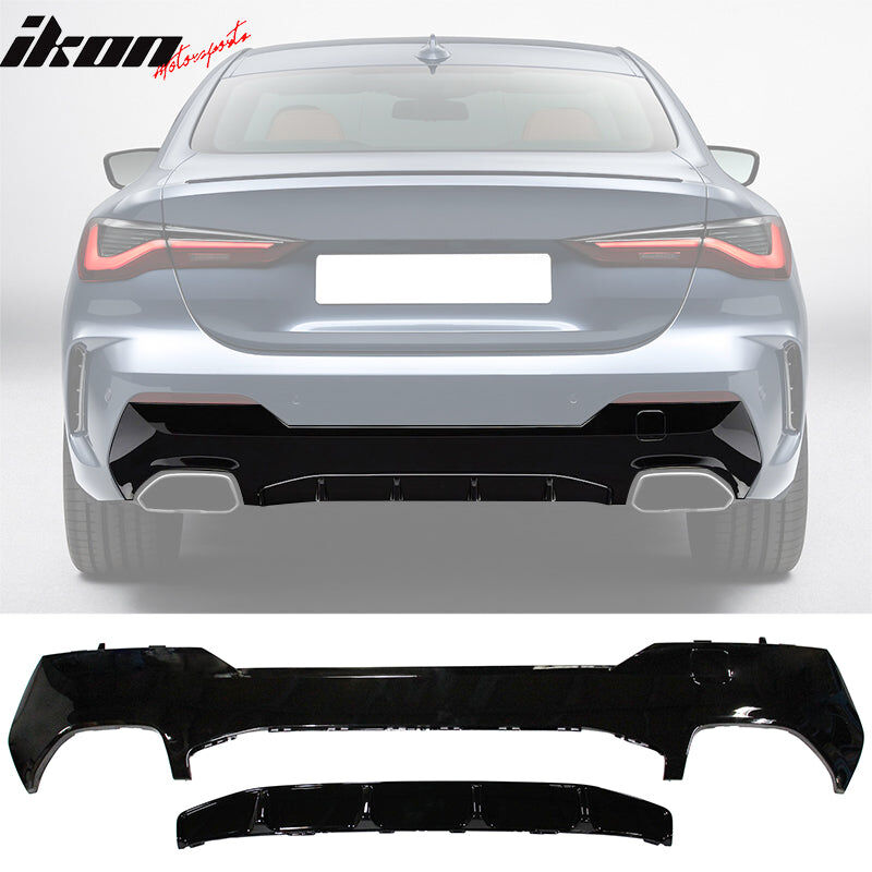 2021-2025 BMW 4-Series G22/G23 M-Performance Polypropylene Front Lip + Side Skirts + Rear Lip