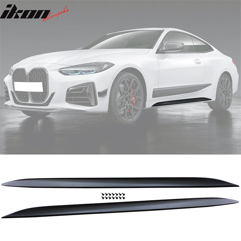2021-2025 BMW 4-Series G22/G23 M-Performance Polypropylene Front Lip + Side Skirts + Rear Lip
