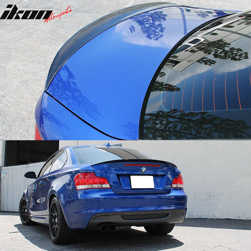 2007-2011 BMW 1-Series E82 Coupe Performance Carbon Fiber Rear Spoiler Wing