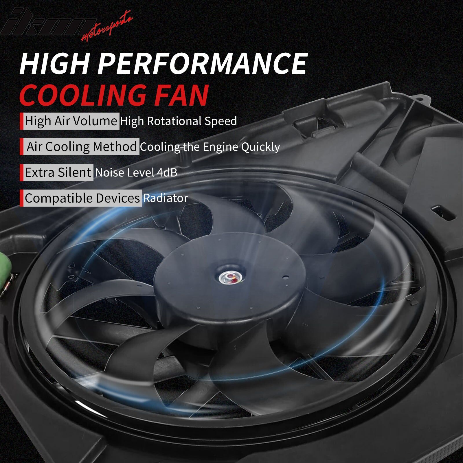 2014-2021 Dodge ProMaster 1500/2500/3500 3.0L/3.6L Engine Cooling Fan