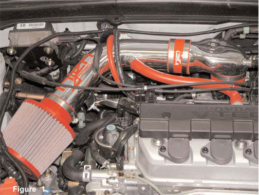 2001-2005 Honda Civic 4-Cyl. 1.7L Injen Short-Ram Intake System - INJ-IS1565P