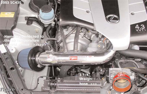 2001-2003 Lexus LS430 V8 4.3L Injen Short-Ram Intake System - INJ-IS2095P