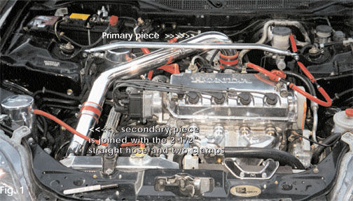 1996-2000 Honda Civic CX DX LX L4 1.6L Injen Cold Air Intake System