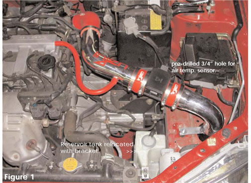 1999-2000 Mazda Protege L4 1.8L Injen Cold Air Intake System