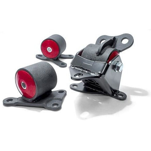 96-00 Civic 97-00 El Replacement Engine/Motor Mount Kit B/D-Series Manual /Auto/Hydraulic 250-400HP 75A Black by Innovative Mounts