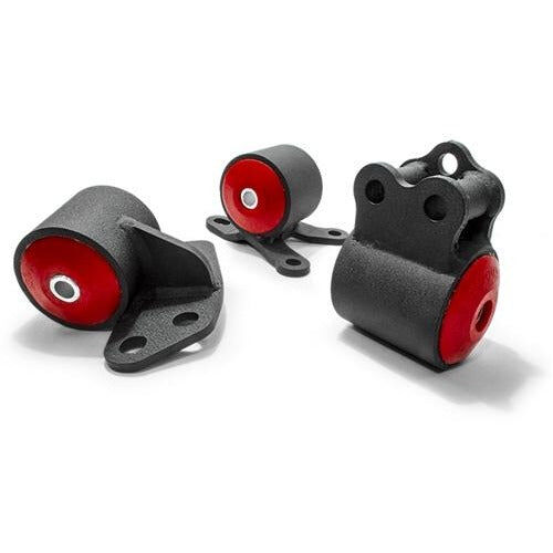 94-01 Integra 92-95 Civic Replacement Mount Kit B/D-Series Manual Hydro 3 Bolt Driver Side Post Mount 500+HP 95A Red Innovative Mounts - 10150-95A