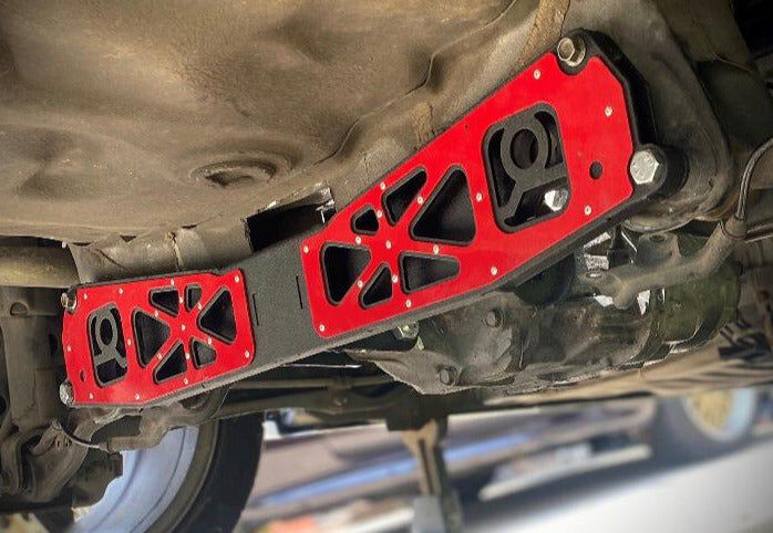 AWD Rear Diff Mount Kit EG/DC Black/Red by Innovative Mounts