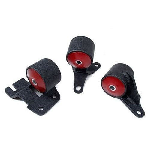 92-93 Integra Non GSR Replacement Mount Kit B18A1 Manual /Cable 250-400HP 75A Black Innovative Mounts - 19351-75A