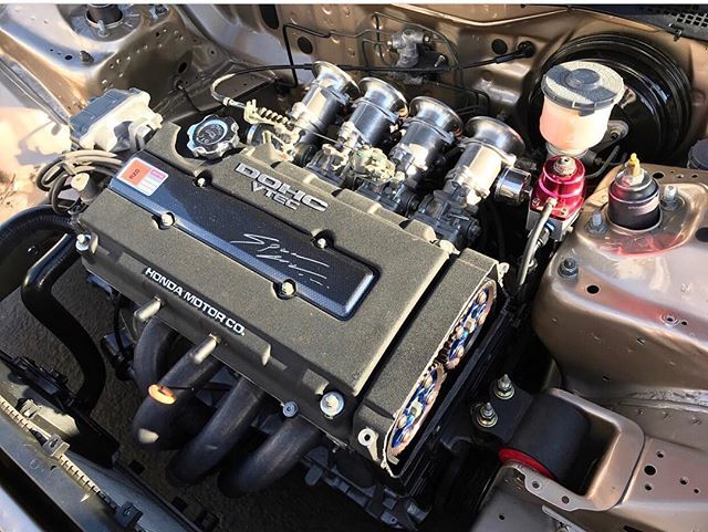 92-95 Civic Replacement Engine/Motor Mount Kit B/D Series Hydro/Automatic Up to 250HP 60A Red by Innovative Mounts