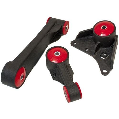 03-05 Neon Srt-4 Replacement Engine/Motor Mount Kit Edv/Edt Manual 500+HP 95A Red by Innovative Mounts
