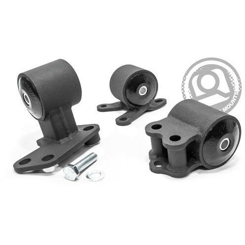 92-95 Civic Conversion Engine/Motor Mount Kit B/D Series Auto 2 Manual Hydro 250-400HP 75A Black Innovative Mounts - 40152-75A