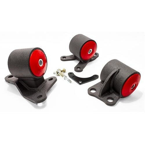 92-95 Civic 94-01 Integra Conversion Engine/Motor Mount Kit B/D-Series Manual Hydro 2 Cable 250-400HP 75A Black Innovative Mounts - 49553-75A