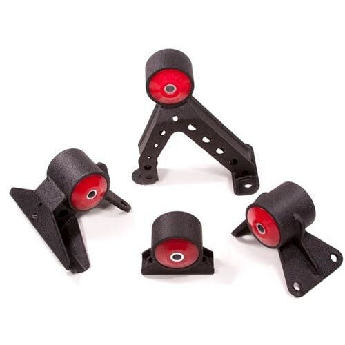 07-13 Mitsubishi Evo X Replacement Engine/Motor Mount Kit 4B11T Manual 250-400HP 75A Black Innovative Mounts - 70750-75A