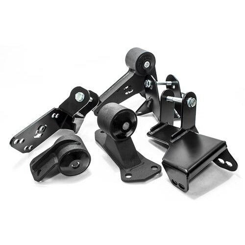 96-00 Civic Conversion Engine/Motor Mount Kit K Series Manual Eg Subframe 250-400HP 75A Black Innovative Mounts - 90051-75A