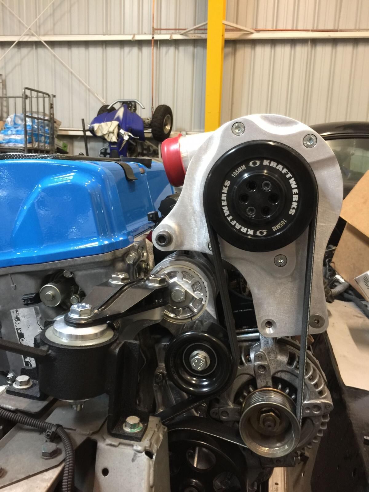 05-12 Elise Exige Conversion Engine/Motor Mount Kit K Series/Manual 500+HP 95A Red by Innovative Mounts