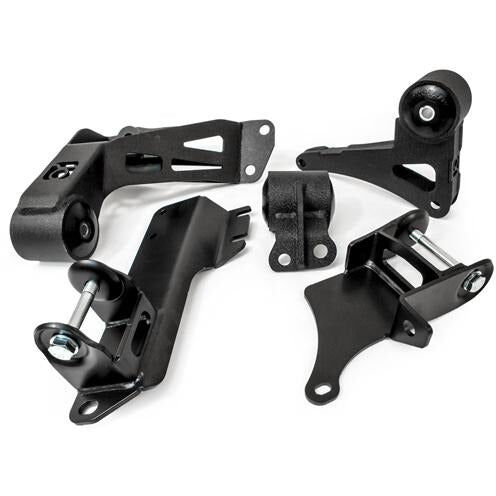 92-93 Integra Non GSR Conversion Mount Kit K Series Manual Auto To Manual 250-400HP 75A Black Innovative Mounts - 99350-75A