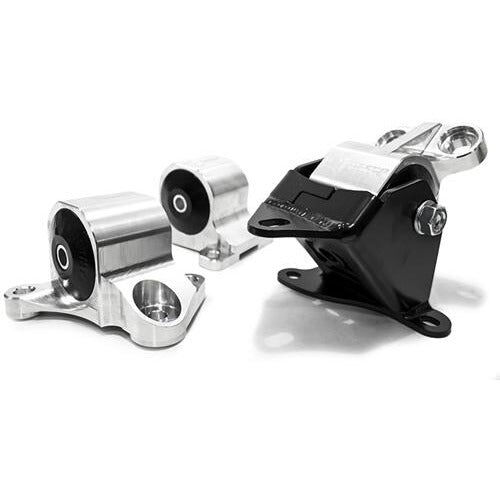 by Innovative Mounts 96-00 Civic 97-00 Acura El Polished Aluminum Replacement Mount Kit 500+HP 95A Red by Innovative Mounts