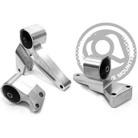 96-00 Civic Billet Conversion Partial Mount Kit K Series Manual Eg Subframe 250-400HP 75A Black Innovative Mounts - B90051-75A-MountsONLY