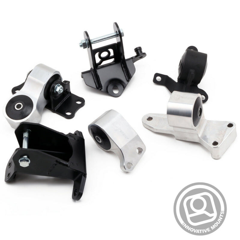 06-11 Civic Si Replacement Billet Mount Kit K Series/Manual Red/500+Hp Innovative Mounts - B90850-95A