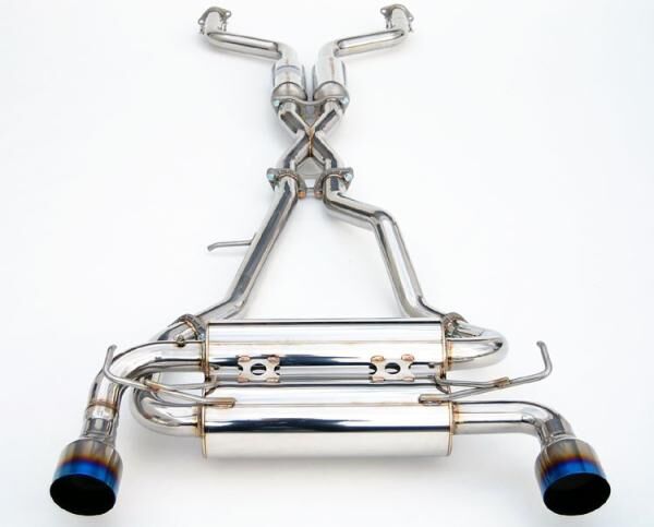 2003-2008 Nissan 350z Invidia Gemini Titanium Tip Cat-Back Exhaust System - HS02