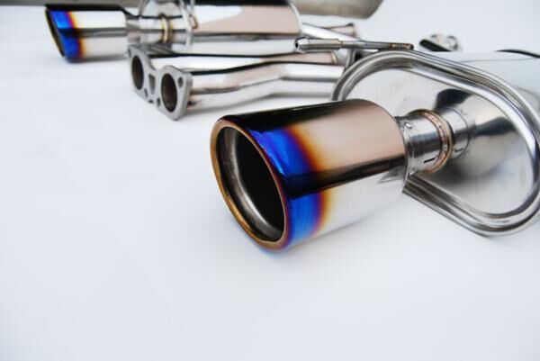 2007-2013 Infinity G35 4DR Invidia Q300 Rolled Titanium Tips Cat-Back Exhaust System