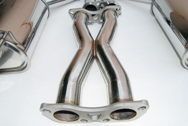 2007-2013 Infinity G35 4DR Invidia Q300 Rolled Titanium Tips Cat-Back Exhaust System