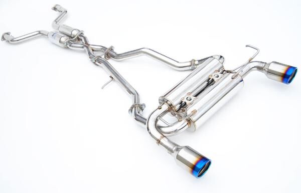 2009-2013 Infinity FX35 2WD / 4WD Invidia Gemini Titanium Tip Cat-Back Exhaust System