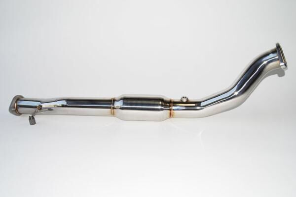 2008-2013 Mitsubishi EVO X Invidia Down-Pipe & Test Pipe With Cat - HS09MEXDPC