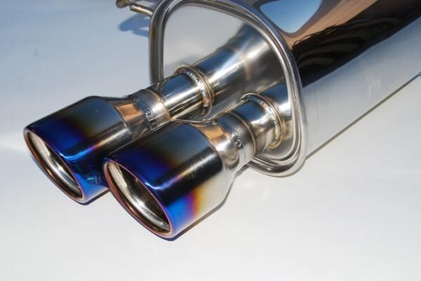 2011-2013 Subaru STI 4DR Invidia Q300 Rolled Titanium Tips Cat-Back Exhaust System