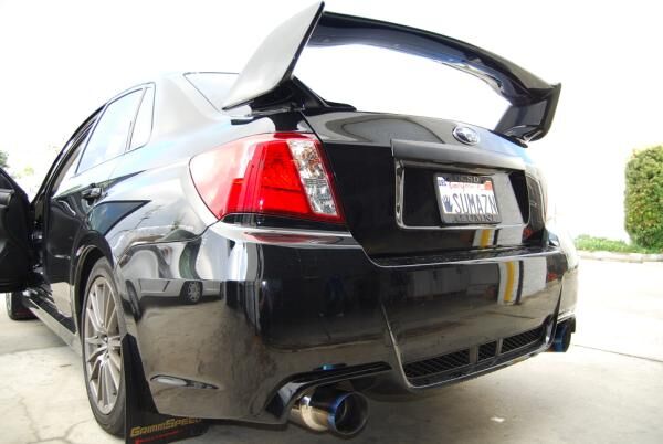 2008-2013 Subaru WRX / STI 4DR Invidia N1 Twin Outlet Tip Titanium Cat-Back Exhaust System
