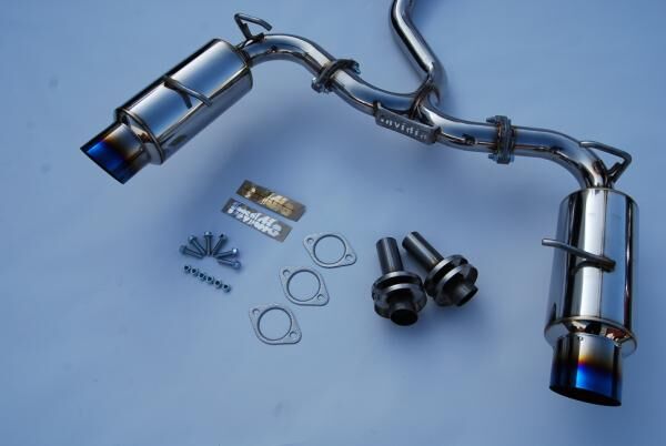 2012-2013 Subaru BR-Z Invidia N1 Titanium Tips Cat-Back Exhaust System