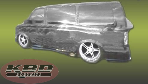 1995-2004 Chevrolet Astro Hollywood Style Polyurethane Body Kit