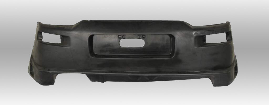 2000-2005 Mitsubishi Eclipse Blits Style Polyurethane Rear Bumper - 37-2033