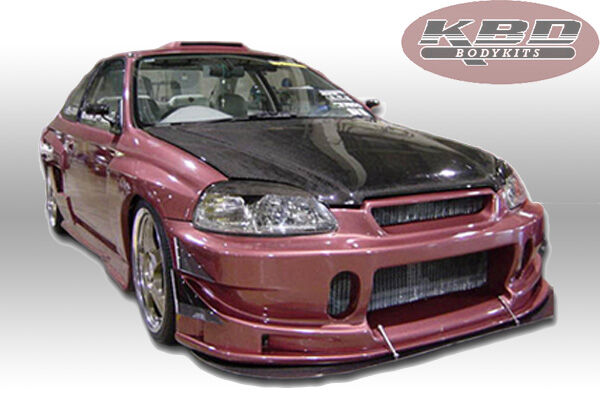 1999-2000 Honda Civic BC Spec Style Polyurethane Front Bumper