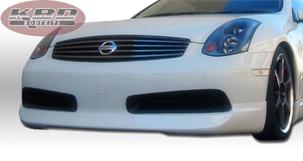 2003-2005 Infiniti G35 Coupe 2DR ING Style Polyurethane Front Lip