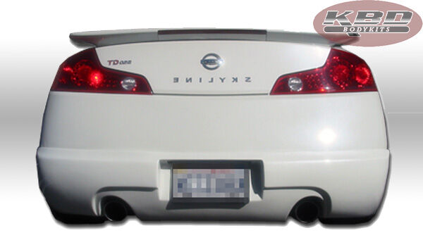 2003-2007 Infiniti G35 Coupe 2DR ING Style Polyurethane Rear Bumper Lip