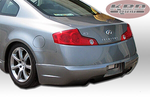 2003-2007 Infiniti G35 Coupe 2DR ING Style Polyurethane Rear Bumper Lip