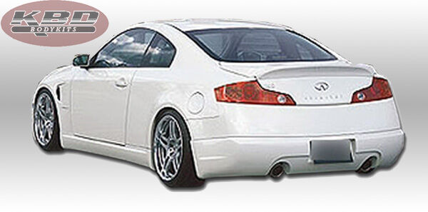 2003-2007 Infiniti G35 Coupe 2DR ING Style Polyurethane Rear Bumper Lip