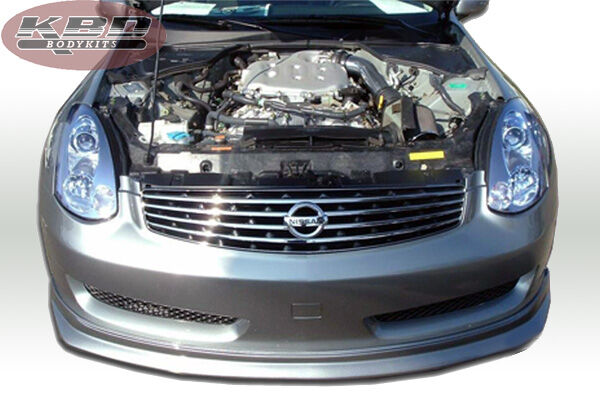 2006-2007 Infiniti G35 Coupe 2DR IL Spec Style Polyurethane Front Lip