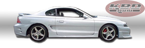 1994-1998 Ford Mustang Saleen Style Polyurethane Door Caps/Fill - Pair