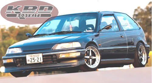 1990-1991 Honda Civic HB JDM SiR Spec Style Polyurethane Front Lip