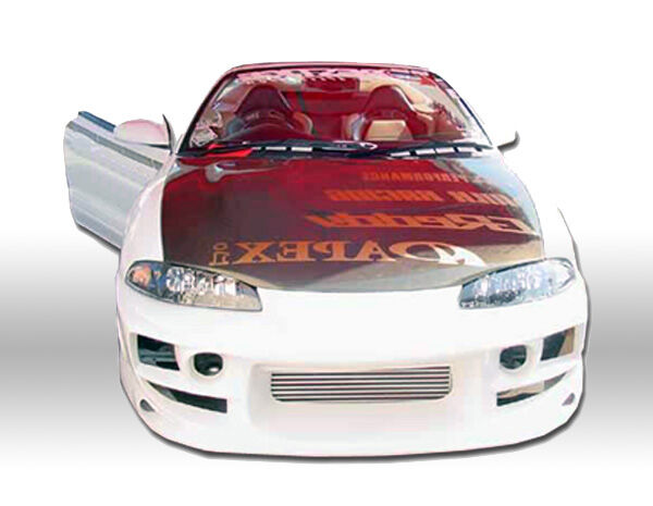 1995-1999 Mitsubishi Eclipse Bomb Style Polyurethane Front Bumper - 37-2196